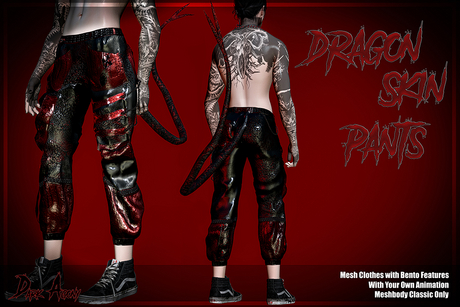 Dragon Velour Pants main image 1